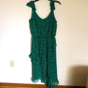 Green CHEETAH INC dress!!! 💚